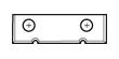 COUTEAU HW-MG AVEC 2 BRISE-COPEAUX POUR FRAISE Ø16   23X7X1,5