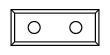 COLTELLO REVERSIBILE STD (4/35°) 29.5x9x1.5mm HW-K1920