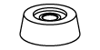 CUSCINETTO CONICO 10° d=4.76 D=19 SP=6.8 (C/BOCCOLA DELRIN)